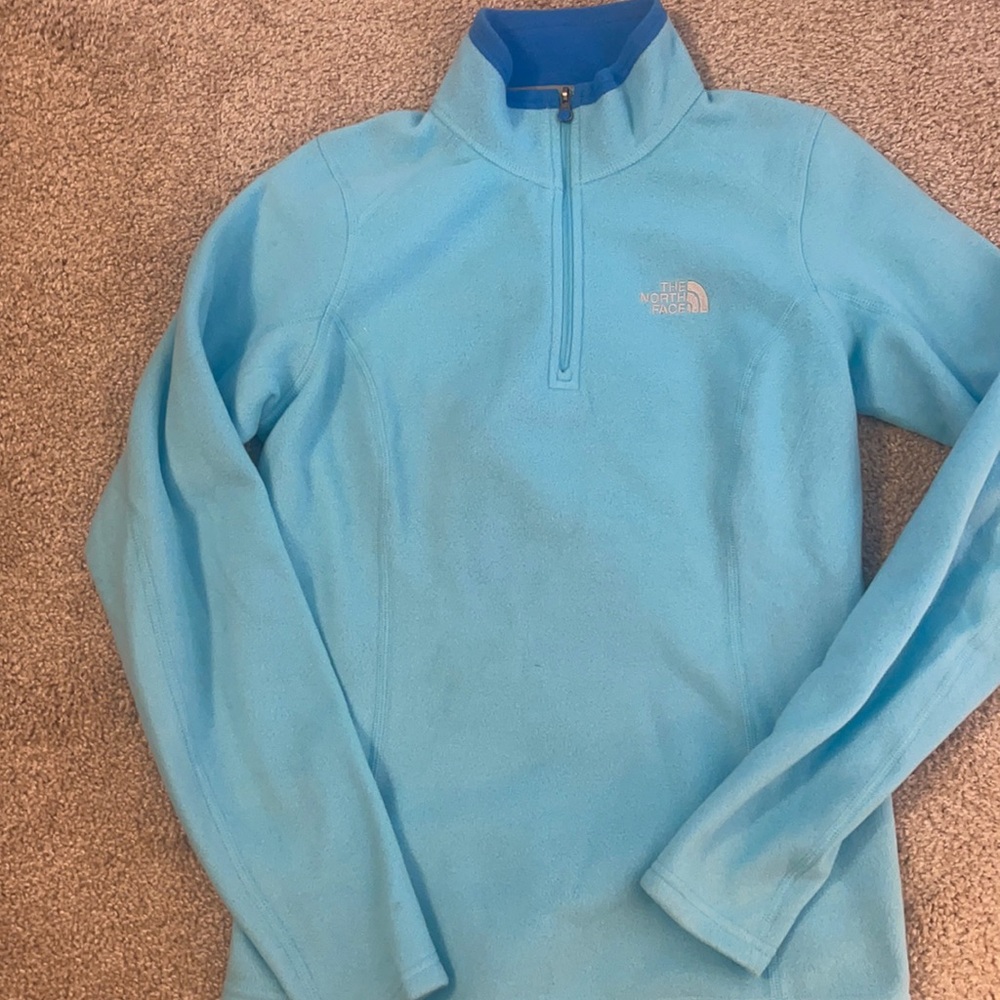 Northface fleece half zip sweatshirt